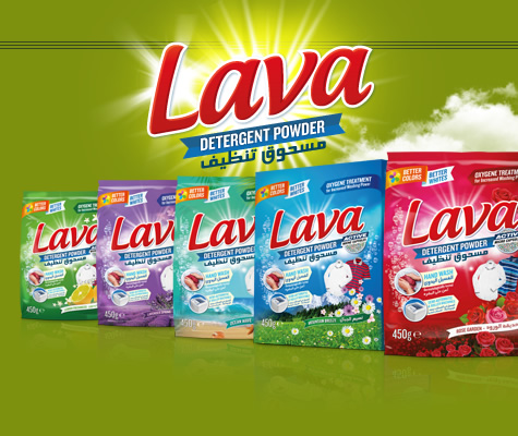 مسحوق تنظيف الغسيل الإنزيمي Lava® OxiAction