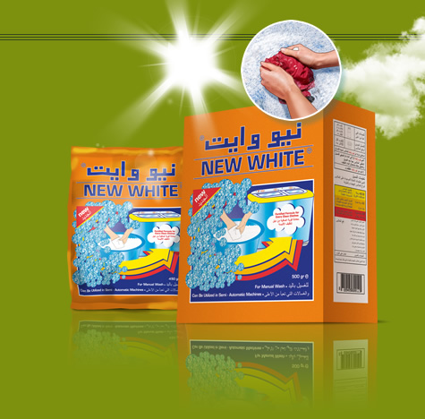New White High Foaming Detergent Powder for Manual and Semi Automatic Wash